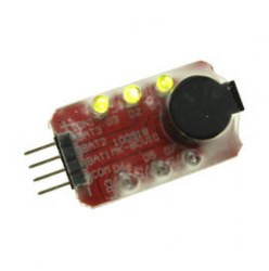 Hlídač podbití Li-Pol akumulátoru s LED ukazatelem (zvukový výstražný signál) 2S-3S