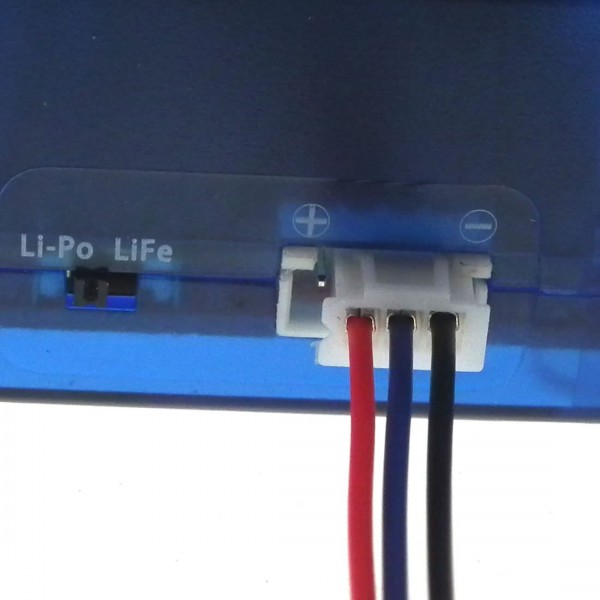 Correct connection of 7.4V LiPO battery