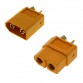 Gold Plated XT60 Connectors Male + Female (Pair) 60A