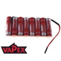 9.6V 2600mAh Pakiet akumulatorów RC NiMH AA (Płaski) VapexTech